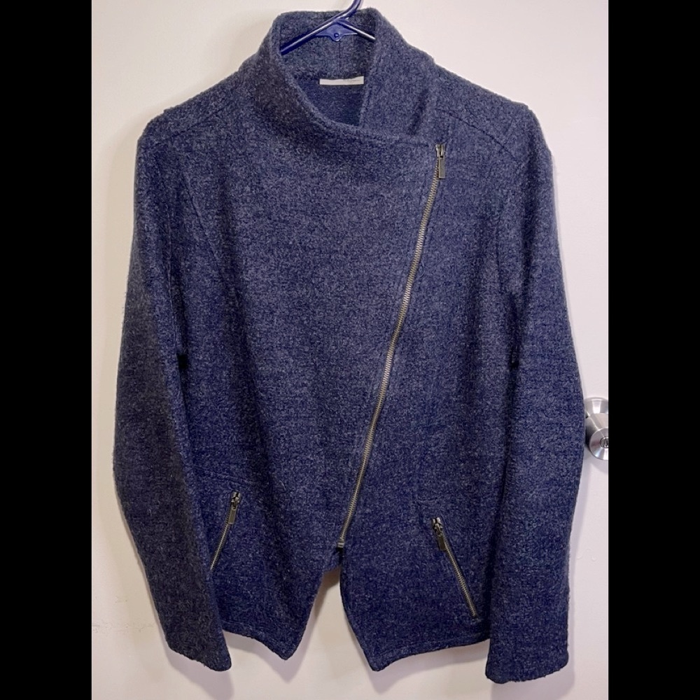 Halogen Moto Jacket Blue